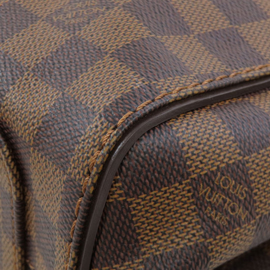 LOUIS VUITTON Tote Bag N41215 Damier canvas Brown Marley Bourne PM Women Used Authentic