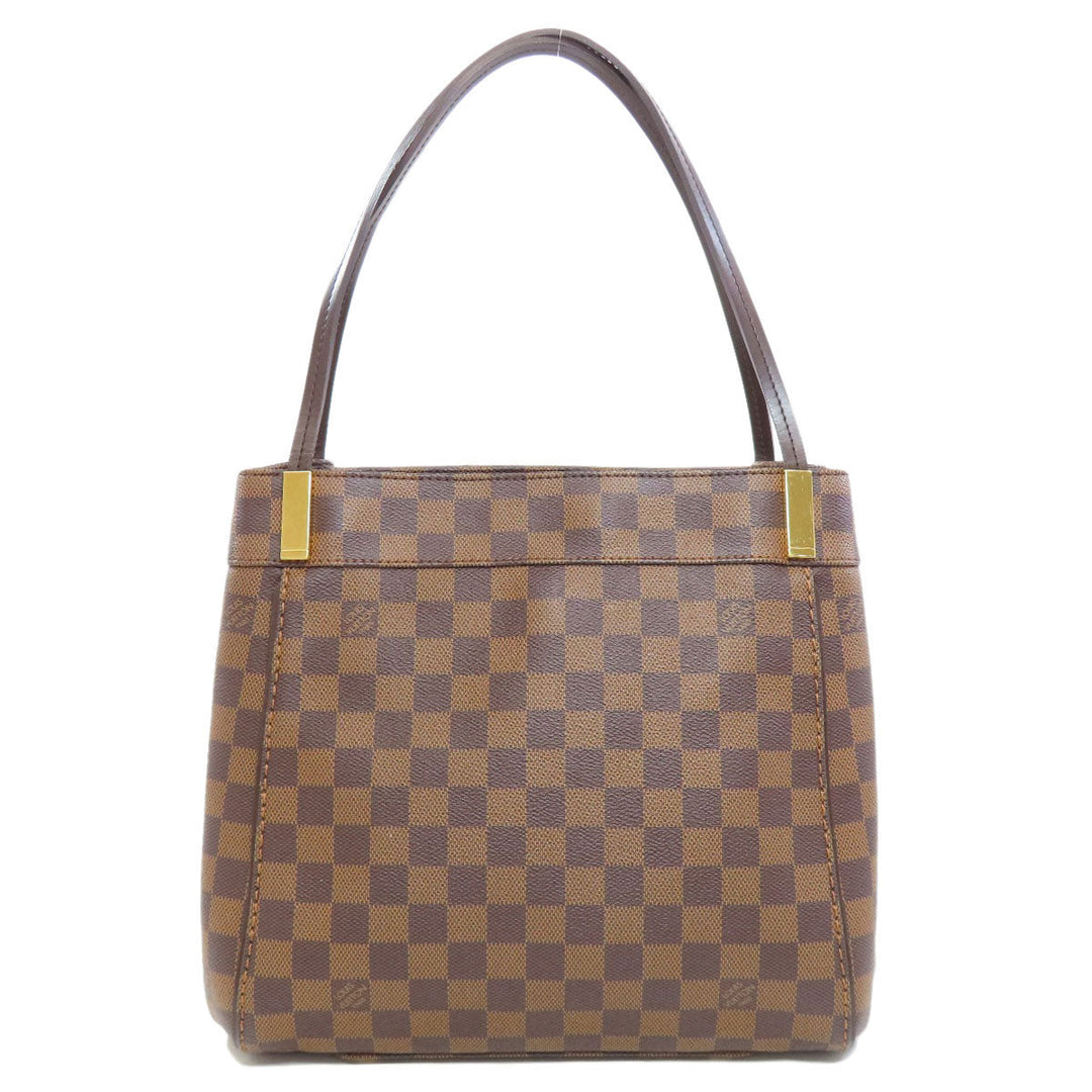 LOUIS VUITTON Tote Bag N41215 Damier canvas Brown Marley Bourne PM Women Used Authentic