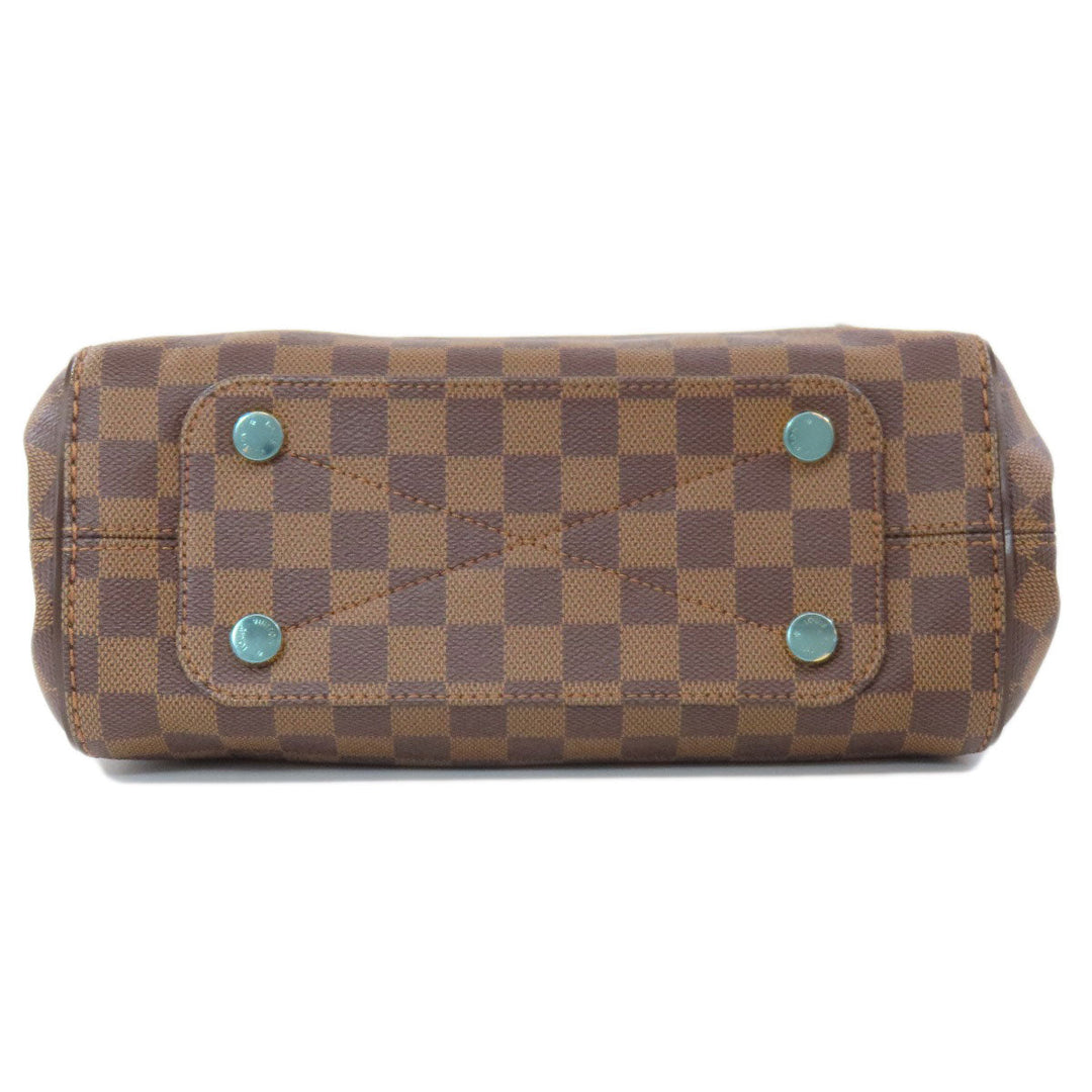 LOUIS VUITTON Tote Bag N41215 Damier canvas Brown Marley Bourne PM Women Used Authentic