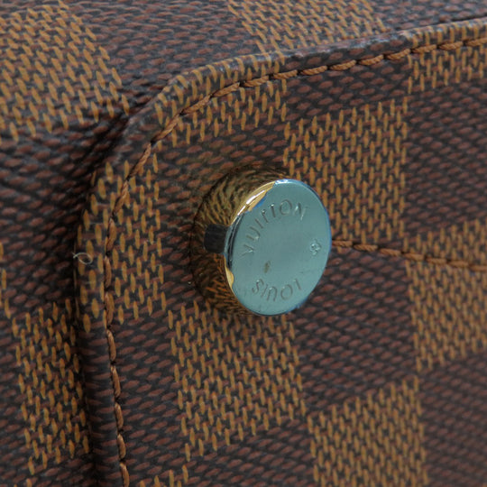 LOUIS VUITTON Tote Bag N41215 Damier canvas Brown Marley Bourne PM Women Used Authentic