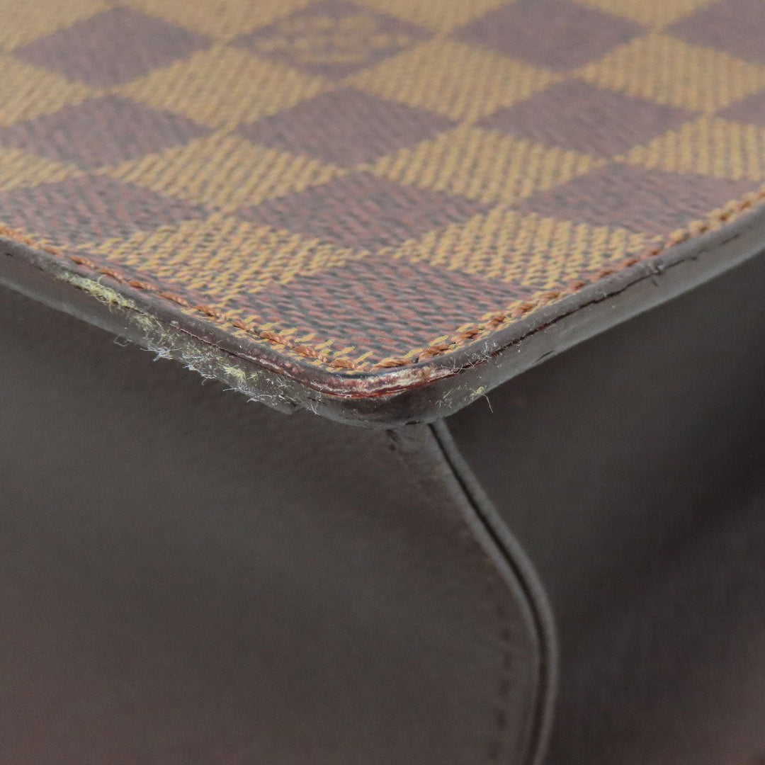 LOUIS VUITTON Tote Bag N51145 Damier canvas Brown Venice PM Women Used Authentic