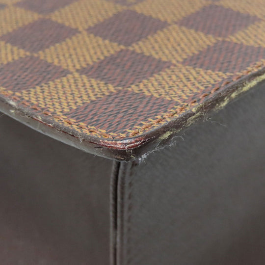 LOUIS VUITTON Tote Bag N51145 Damier canvas Brown Venice PM Women Used Authentic