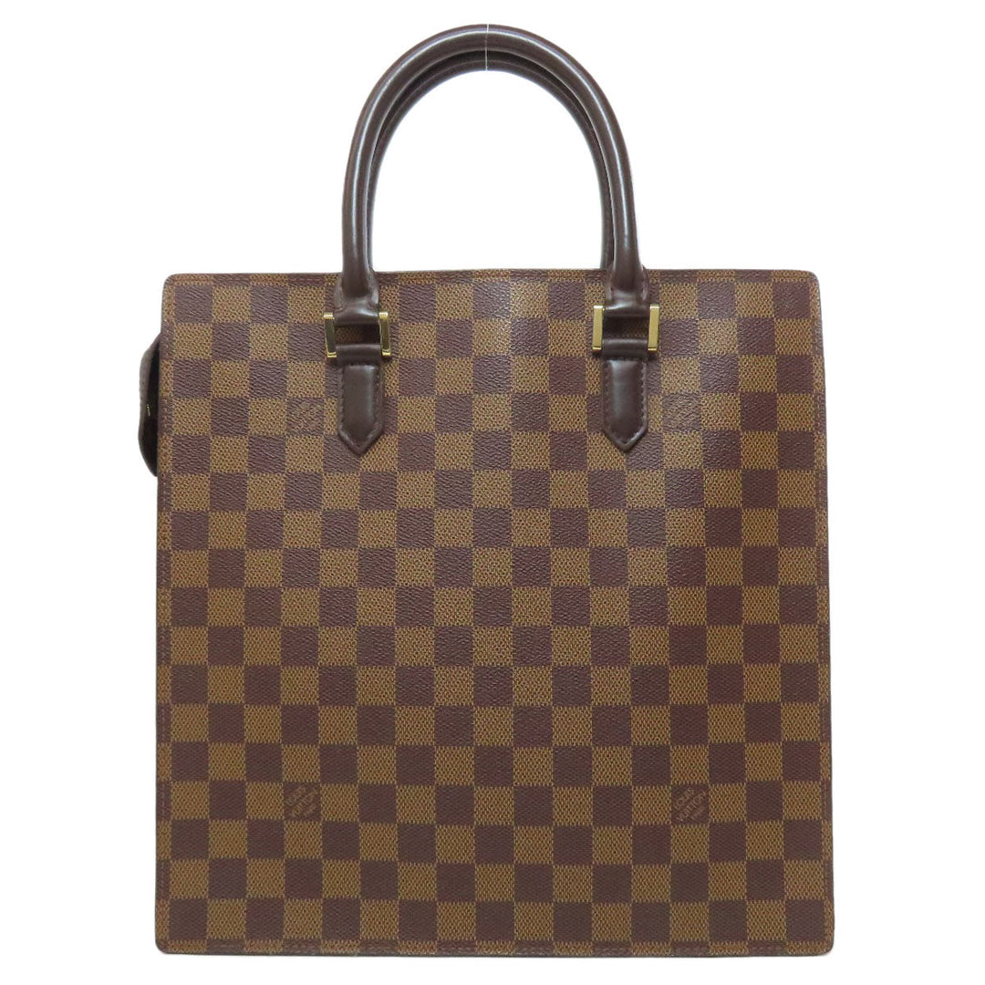 LOUIS VUITTON Tote Bag N51145 Damier canvas Brown Venice PM Women Used Authentic