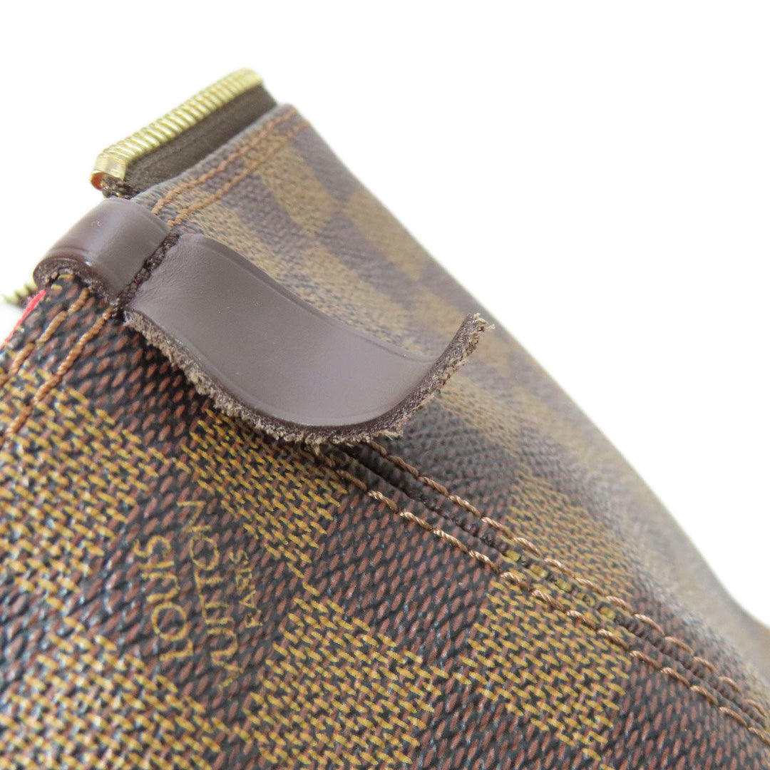 LOUIS VUITTON Tote Bag N51183 Damier canvas Brown Saleya PM Women Used Authentic