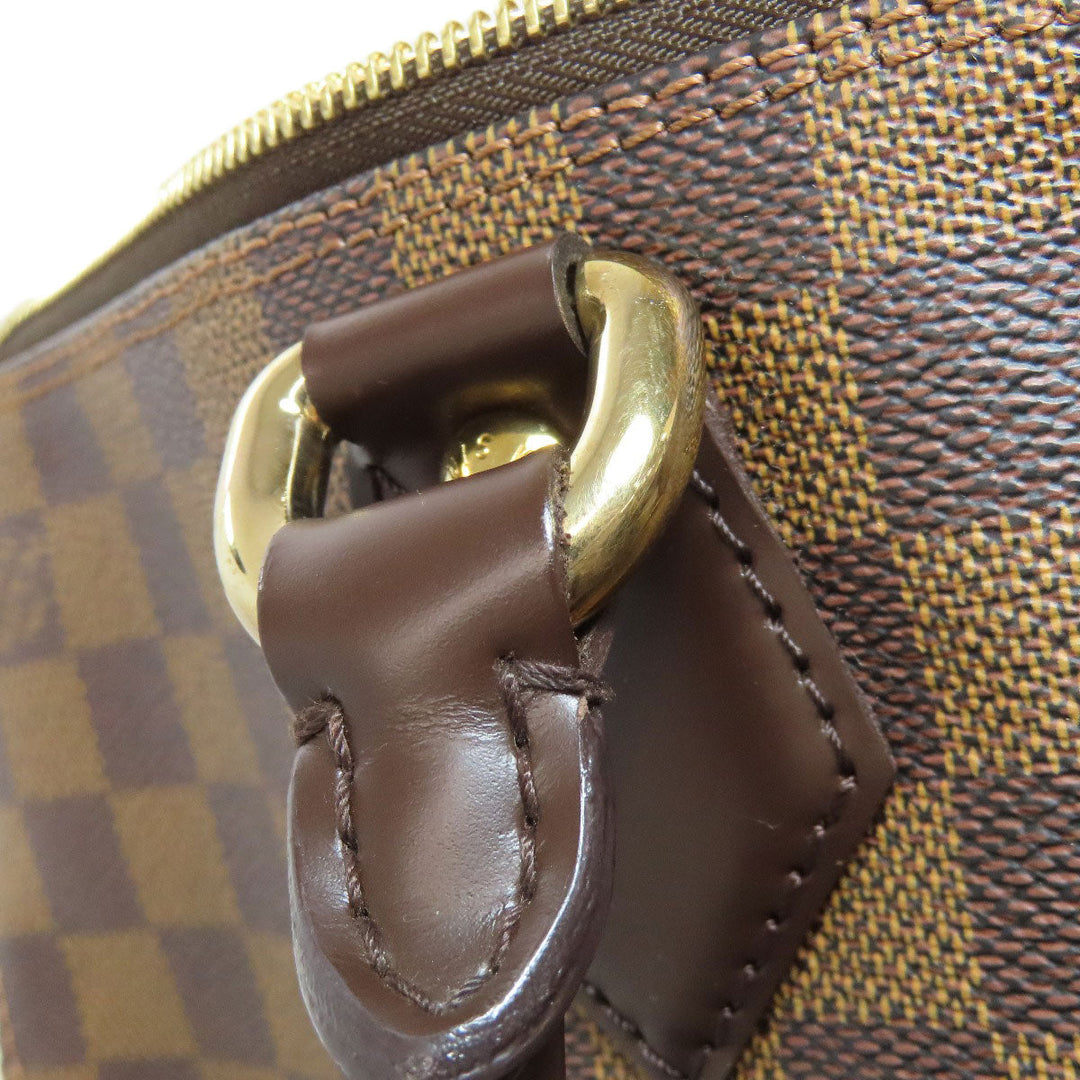 LOUIS VUITTON Tote Bag N51183 Damier canvas Brown Saleya PM Women Used Authentic