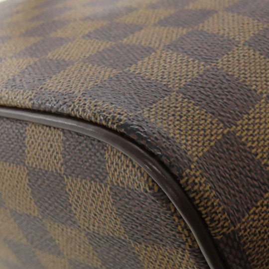 LOUIS VUITTON Tote Bag N51183 Damier canvas Brown Saleya PM Women Used Authentic