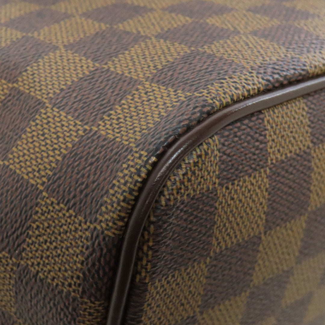 LOUIS VUITTON Tote Bag N51183 Damier canvas Brown Saleya PM Women Used Authentic