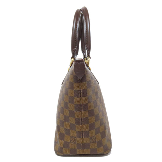 LOUIS VUITTON Tote Bag N51183 Damier canvas Brown Saleya PM Women Used Authentic