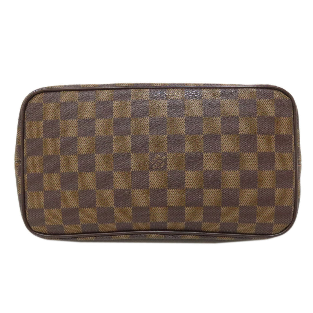 LOUIS VUITTON Tote Bag N51183 Damier canvas Brown Saleya PM Women Used Authentic