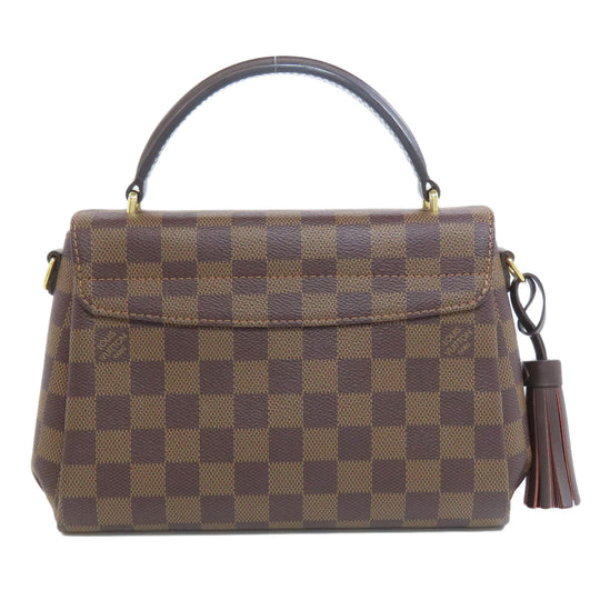 LOUIS VUITTON Tote Bag N53000 Damier canvas Brown Croisette Women Used Authentic