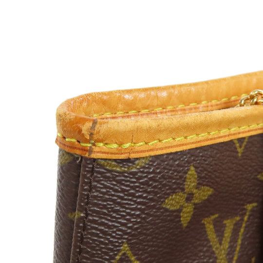 LOUIS VUITTON Tote Bag M42238 Monogram canvas Brown Bucket M Bucket PM Women Used Authentic