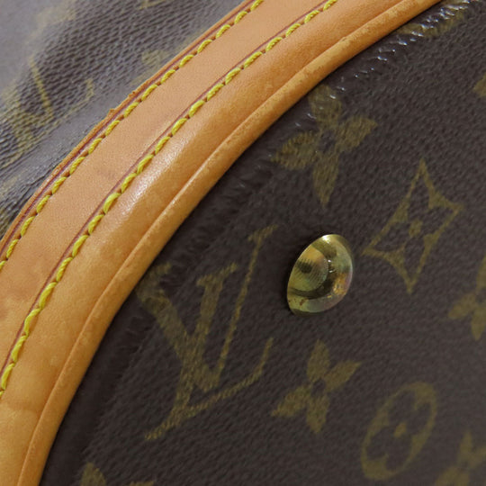 LOUIS VUITTON Tote Bag M42238 Monogram canvas Brown Bucket M Bucket PM Women Used Authentic