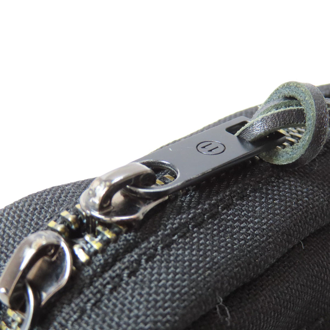 Maison Margiela Sling bag canvas black logo Women Used Authentic