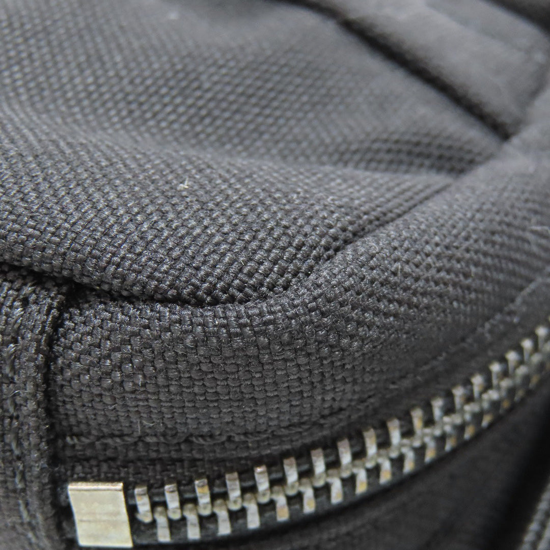 Maison Margiela Sling bag canvas black logo Women Used Authentic