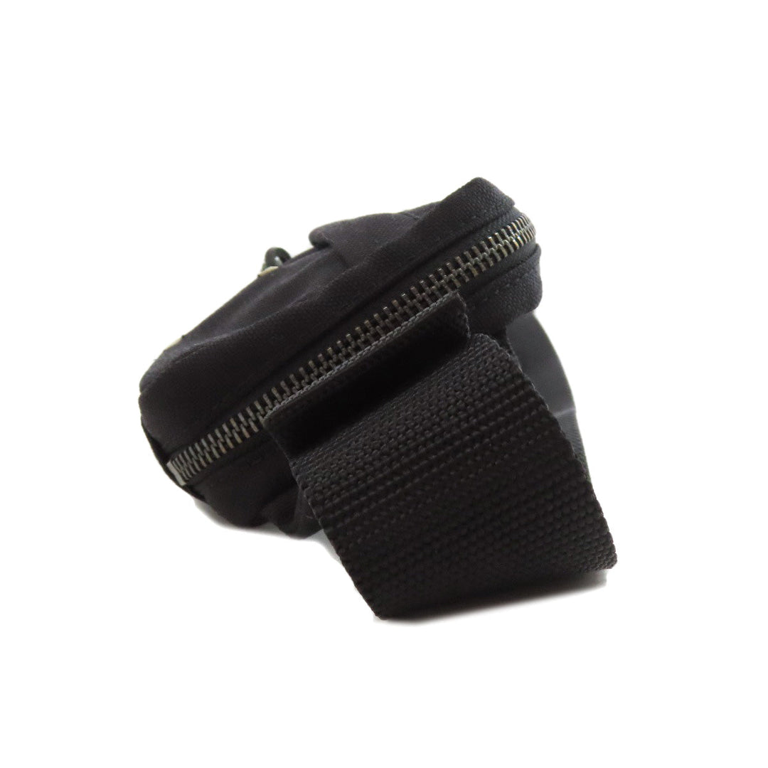 Maison Margiela Sling bag canvas black logo Women Used Authentic