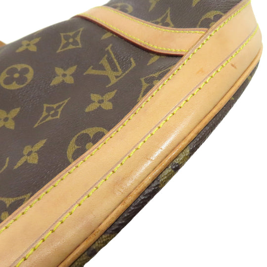 LOUIS VUITTON Tote Bag M42236 Monogram canvas Brown Bucket L Bucket GM Women Used Authentic