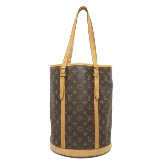 LOUIS VUITTON Tote Bag M42236 Monogram canvas Brown Bucket L Bucket GM Women Used Authentic