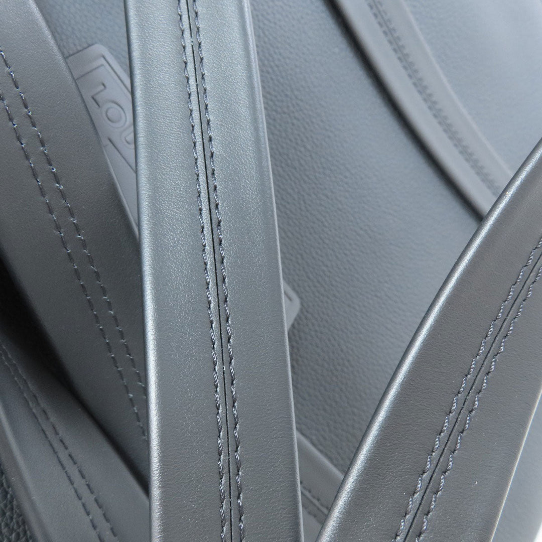 LOUIS VUITTON Tote Bag M57308 Grain Calfskin Leather black Aerogram Takeoff Tote Women Used Authentic