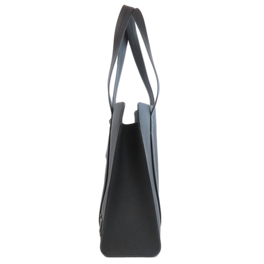 LOUIS VUITTON Tote Bag M57308 Grain Calfskin Leather black Aerogram Takeoff Tote Women Used Authentic