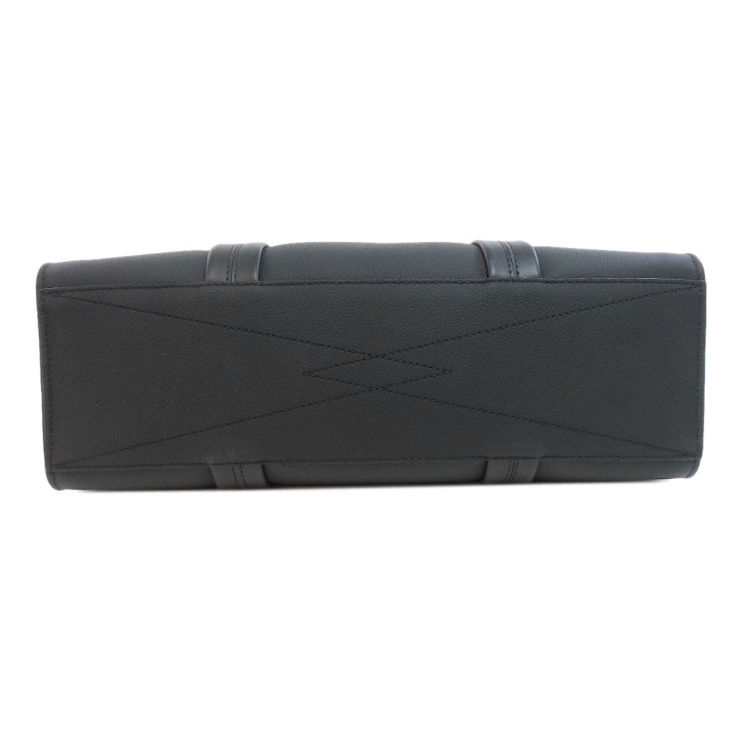 LOUIS VUITTON Tote Bag M57308 Grain Calfskin Leather black Aerogram Takeoff Tote Women Used Authentic