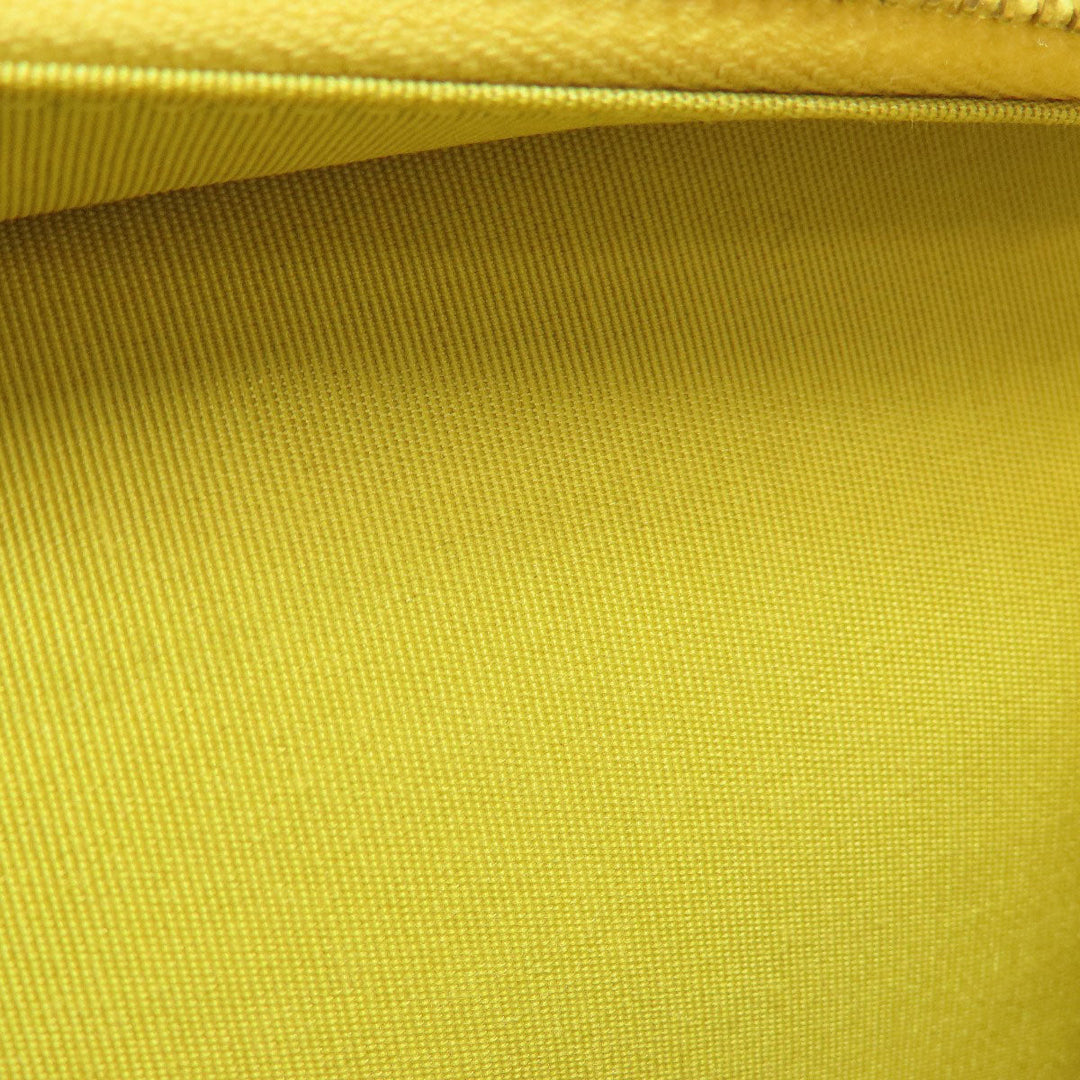 CHANEL Shoulder Bag lambskin yellow ChainShoulder Silver Metal Gold Metal