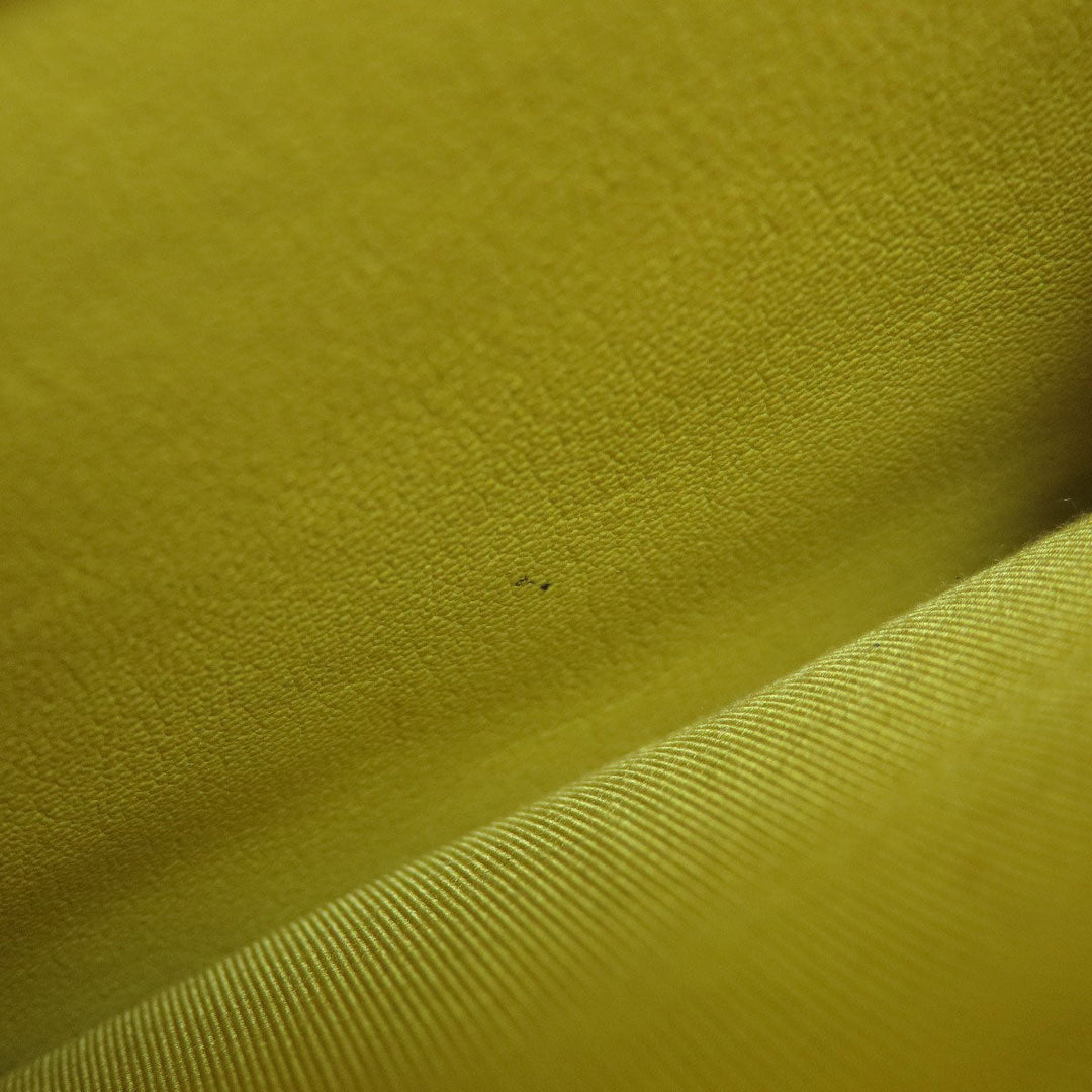 CHANEL Shoulder Bag lambskin yellow ChainShoulder Silver Metal Gold Metal