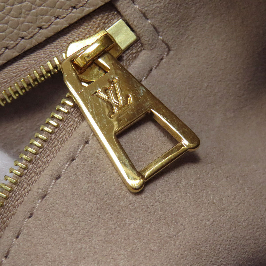 LOUIS VUITTON Tote Bag M45607 Ann Platt beige On the Go MM Women Used Authentic