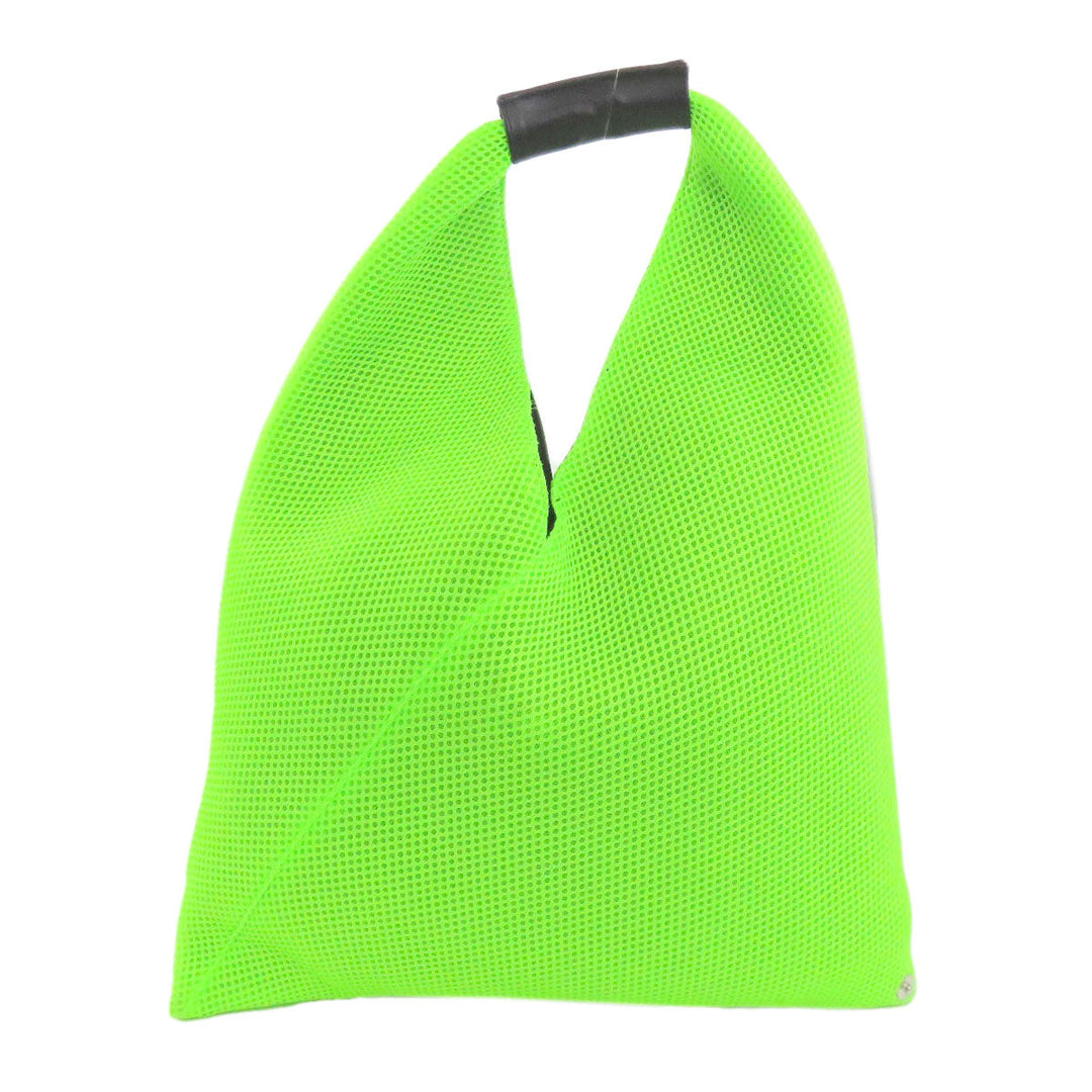 Maison Margiela Handbag polyester green MM6 Mesh Women Used Authentic