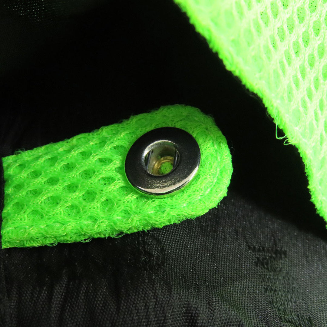 Maison Margiela Handbag polyester green MM6 Mesh Women Used Authentic