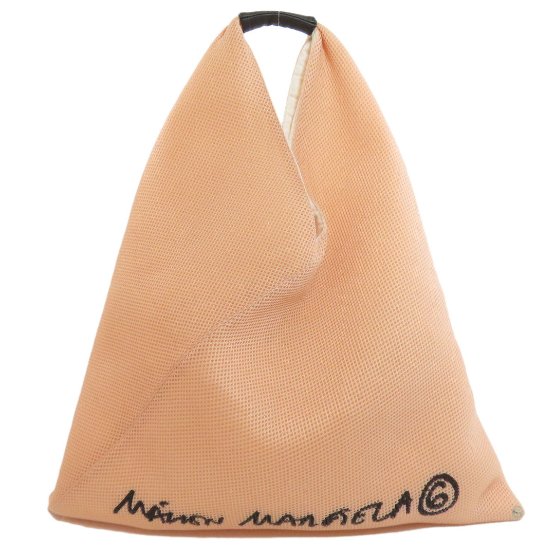 Maison Margiela Tote Bag polyester pink MM6 Mesh Women Used Authentic