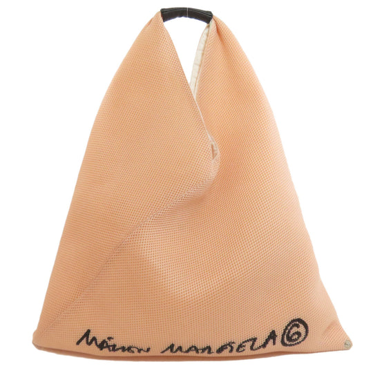 Maison Margiela Tote Bag polyester pink MM6 Mesh Women Used Authentic