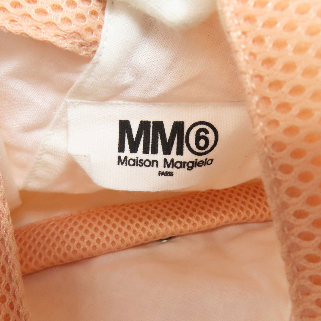 Maison Margiela Tote Bag polyester pink MM6 Mesh Women Used Authentic