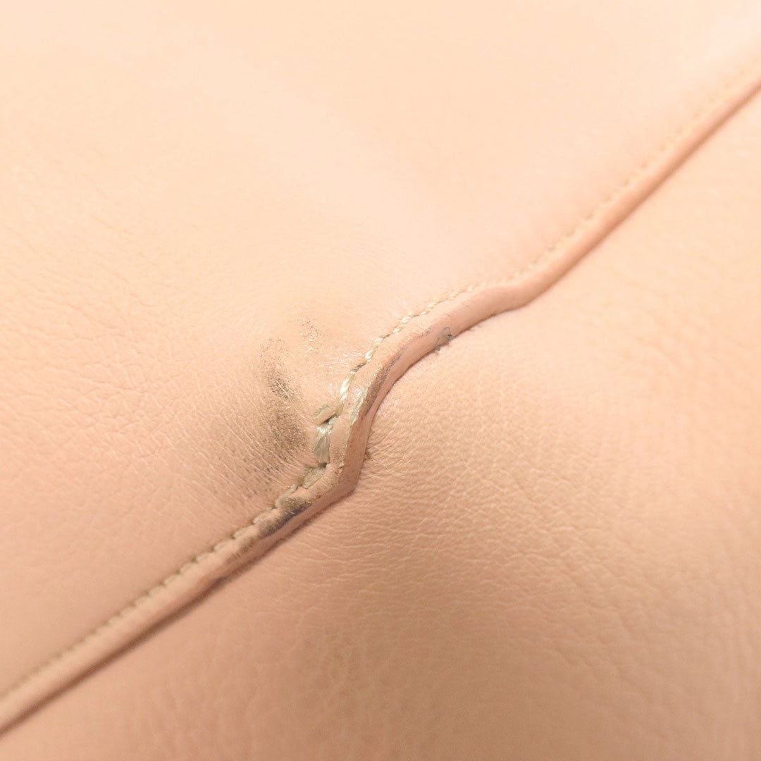 CELINE Tote Bag leather pink Hippo phantom