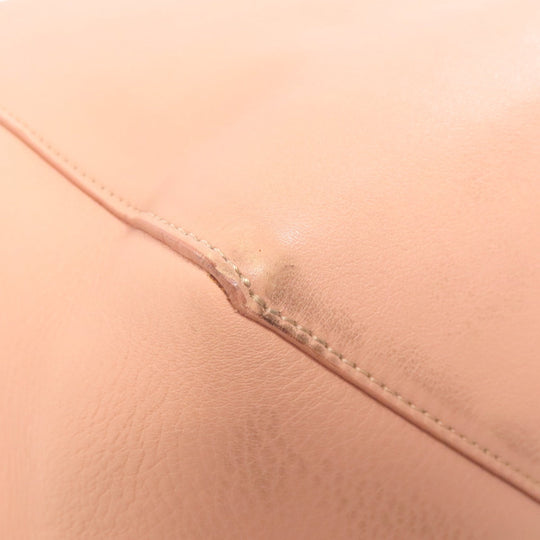 CELINE Tote Bag leather pink Hippo phantom