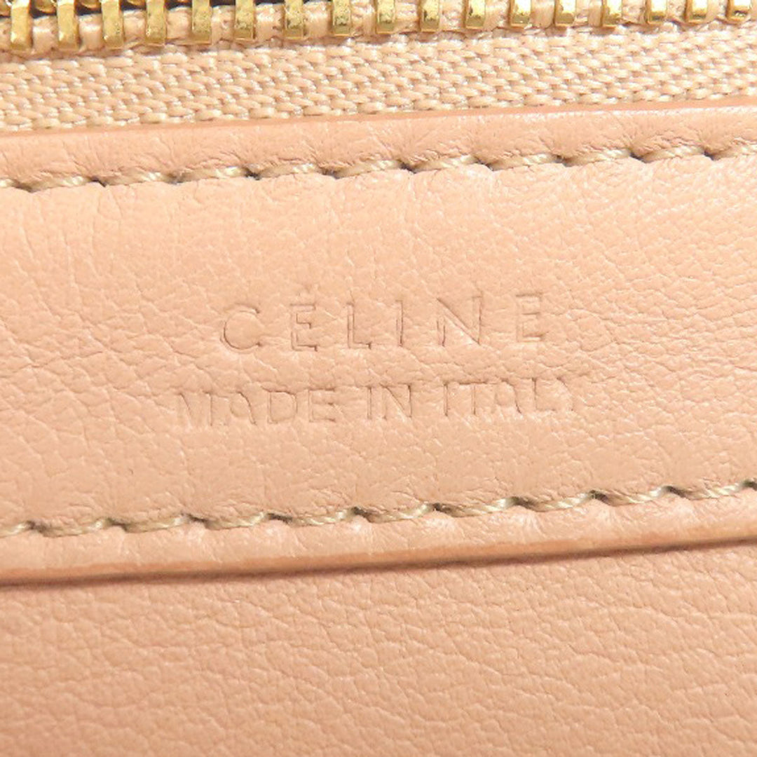 CELINE Tote Bag leather pink Hippo phantom