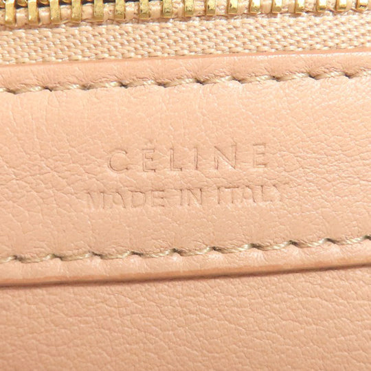 CELINE Tote Bag leather pink Hippo phantom