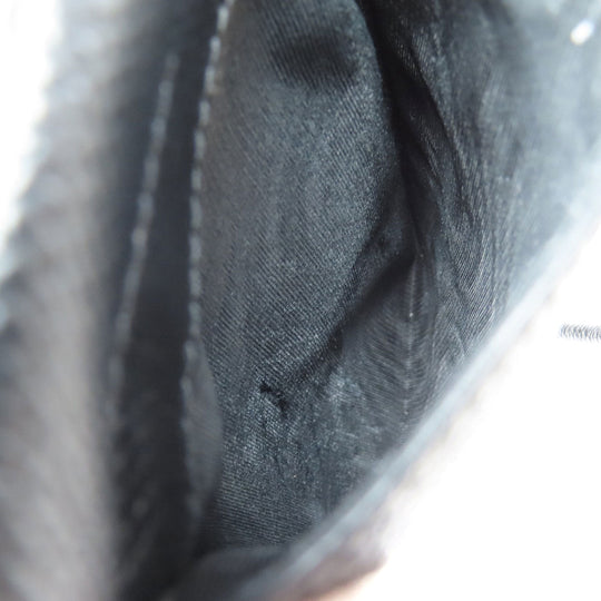 Maison Margiela Shoulder Bag leather black Pochette Women Used Authentic