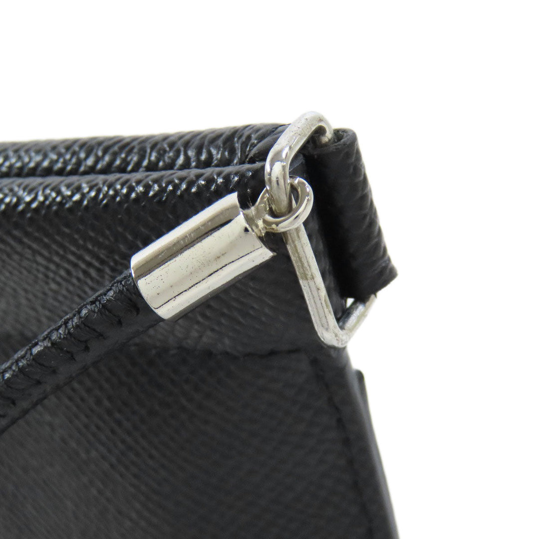 Maison Margiela Shoulder Bag leather black Pochette Women Used Authentic