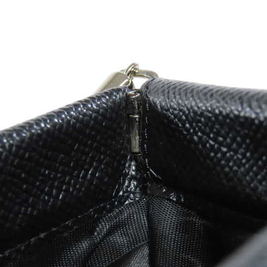 Maison Margiela Shoulder Bag leather black Pochette Women Used Authentic