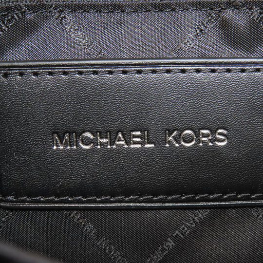 MICHAEL KORS Shoulder Bag PVC white Rainbow logo Women Used Authentic