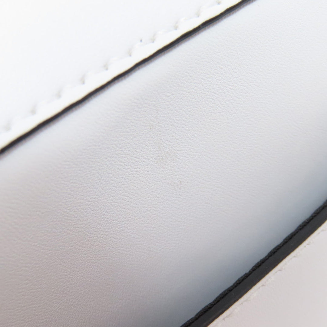 MICHAEL KORS Shoulder Bag PVC white Rainbow logo Women Used Authentic