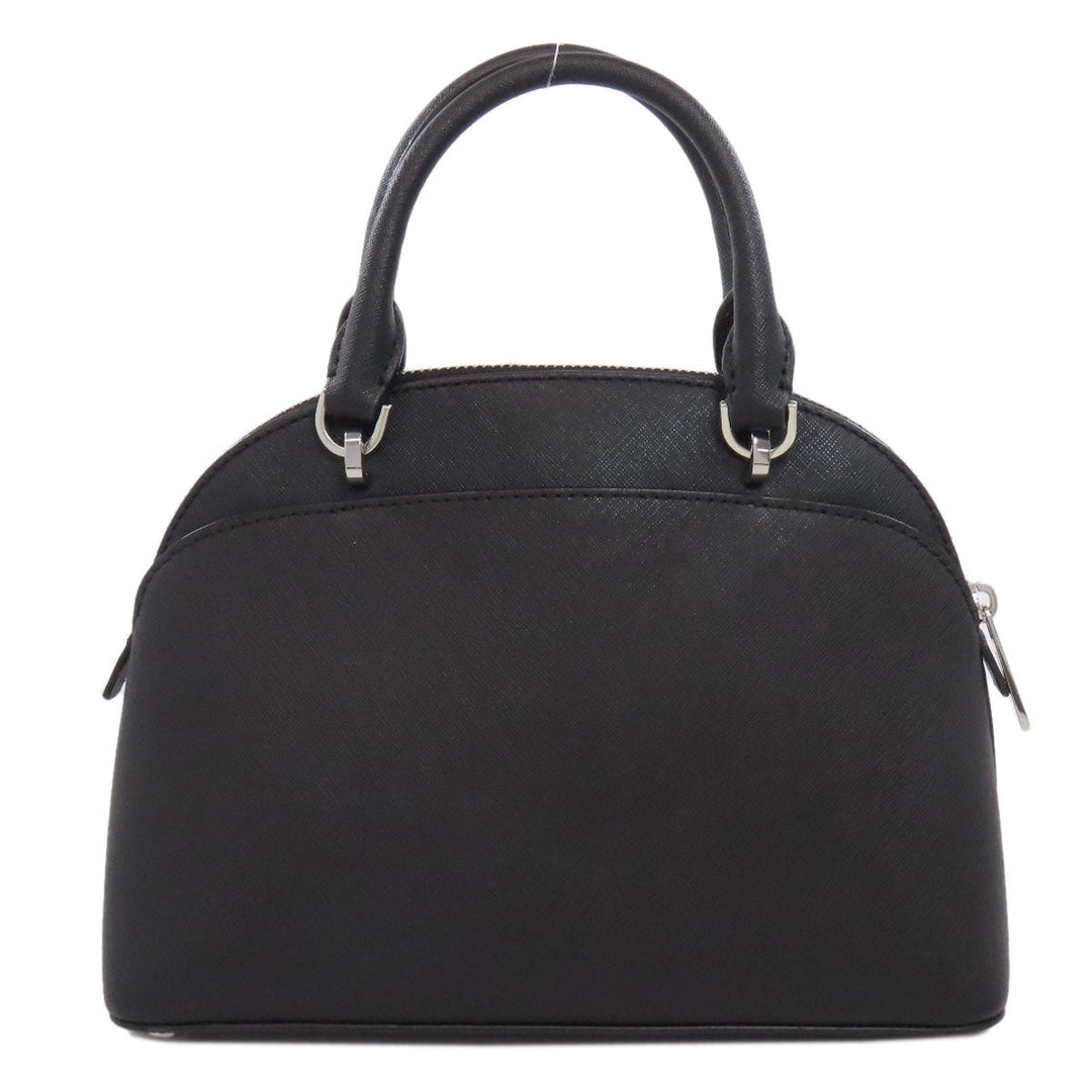 MICHAEL KORS Handbag PVC black 2WAY Women Used Authentic