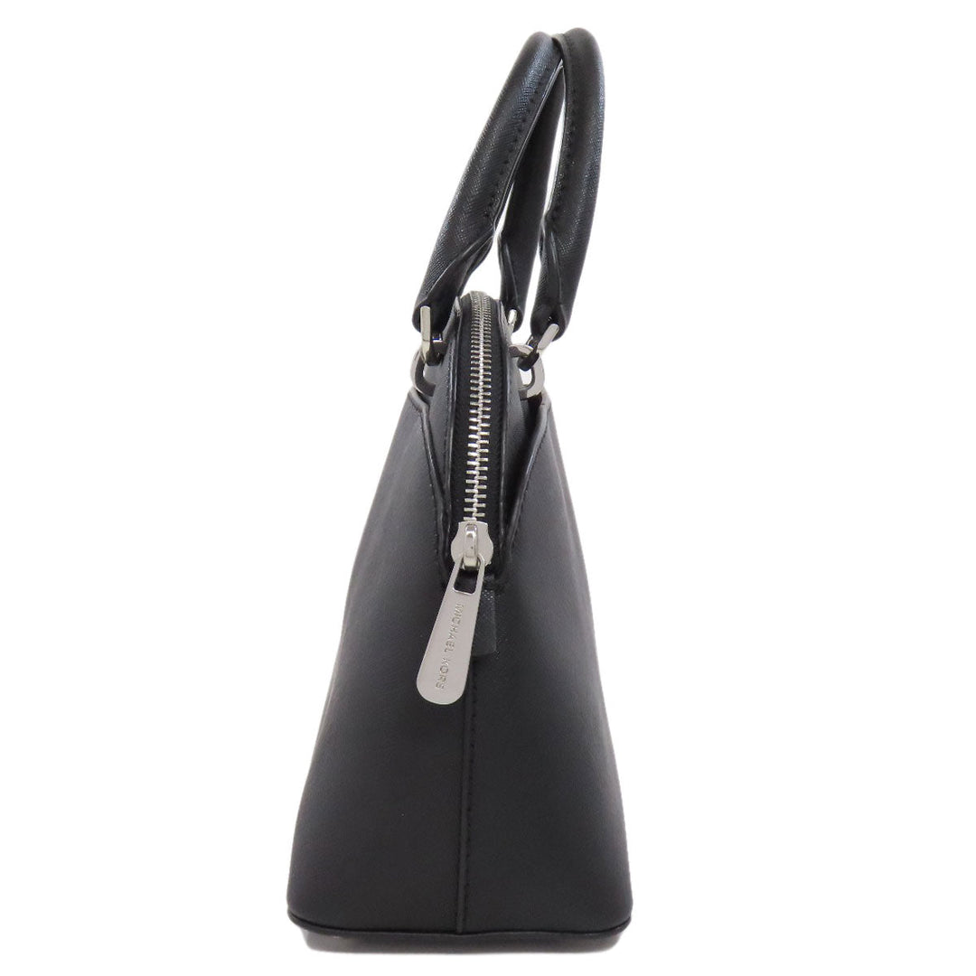 MICHAEL KORS Handbag PVC black 2WAY Women Used Authentic