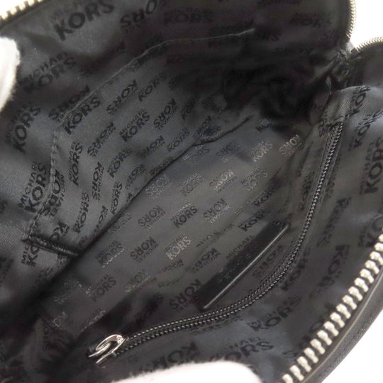 MICHAEL KORS Handbag PVC black 2WAY Women Used Authentic