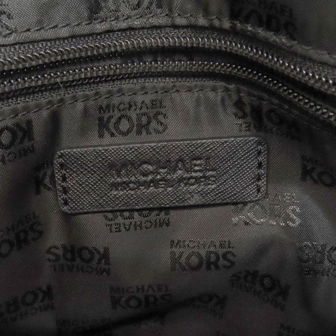 MICHAEL KORS Handbag PVC black 2WAY Women Used Authentic