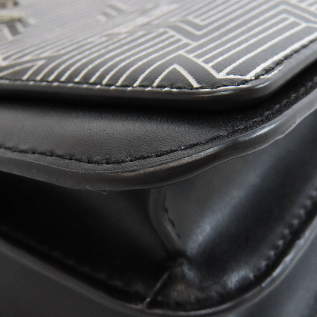 MICHAEL KORS Handbag Calfskin black 2WAY Women Used Authentic