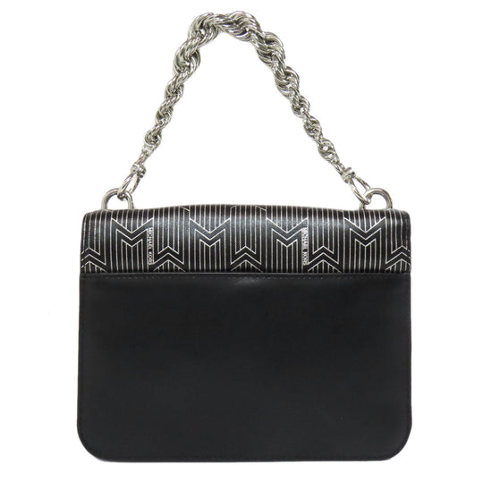 MICHAEL KORS Handbag Calfskin black 2WAY Women Used Authentic