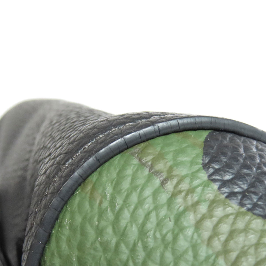 COACH Backpack 72000 leather green camouflage