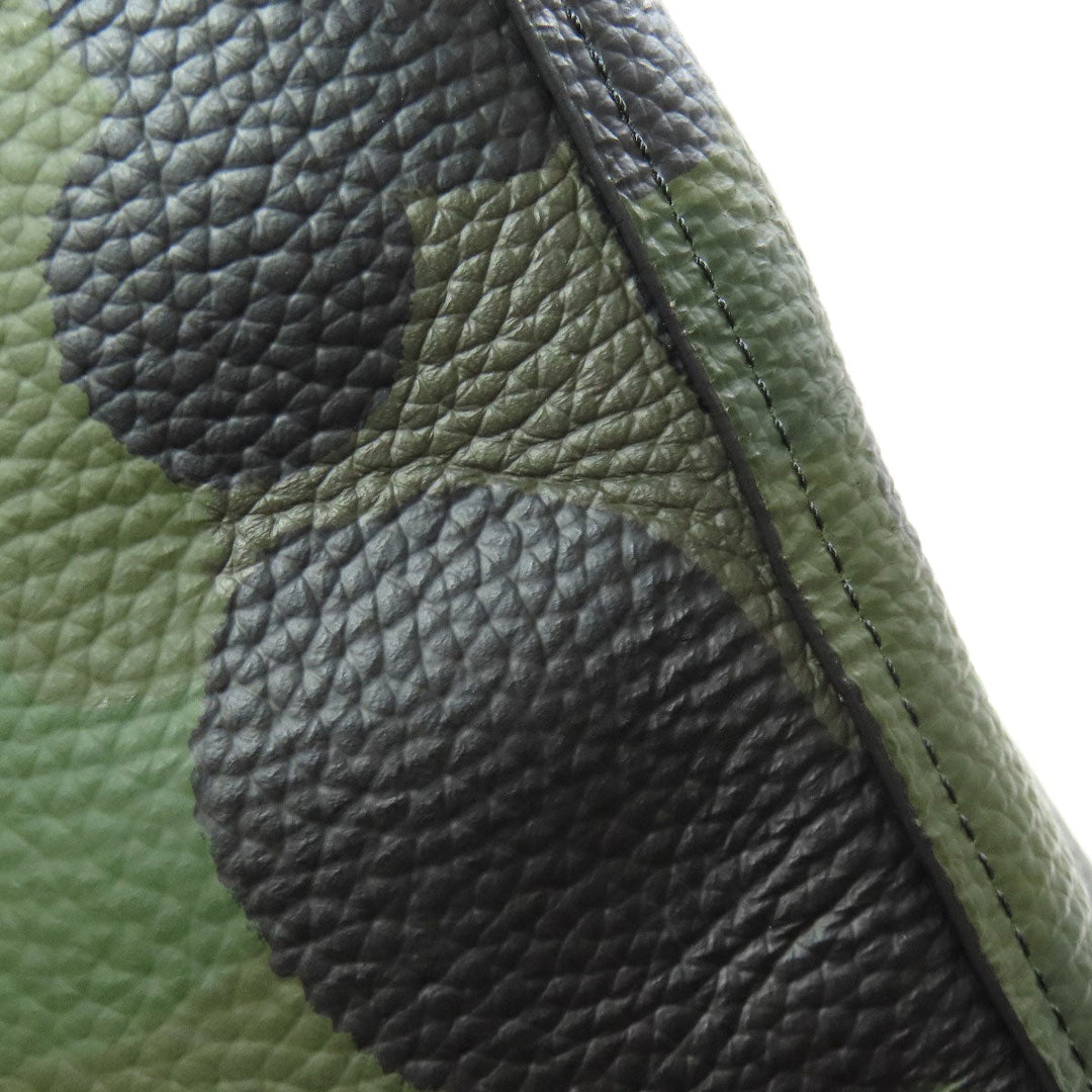 COACH Backpack 72000 leather green camouflage