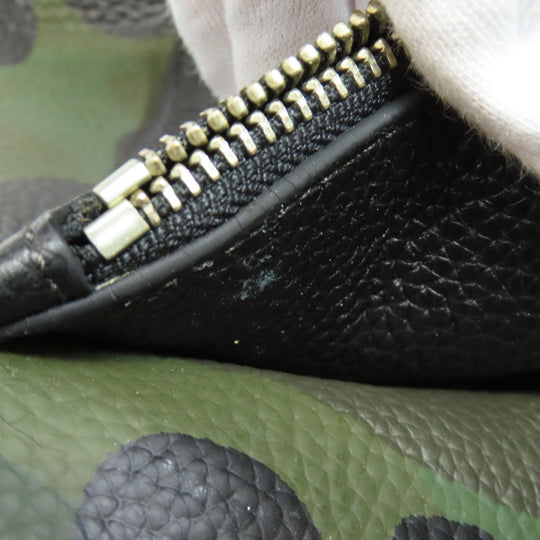 COACH Backpack 72000 leather green camouflage